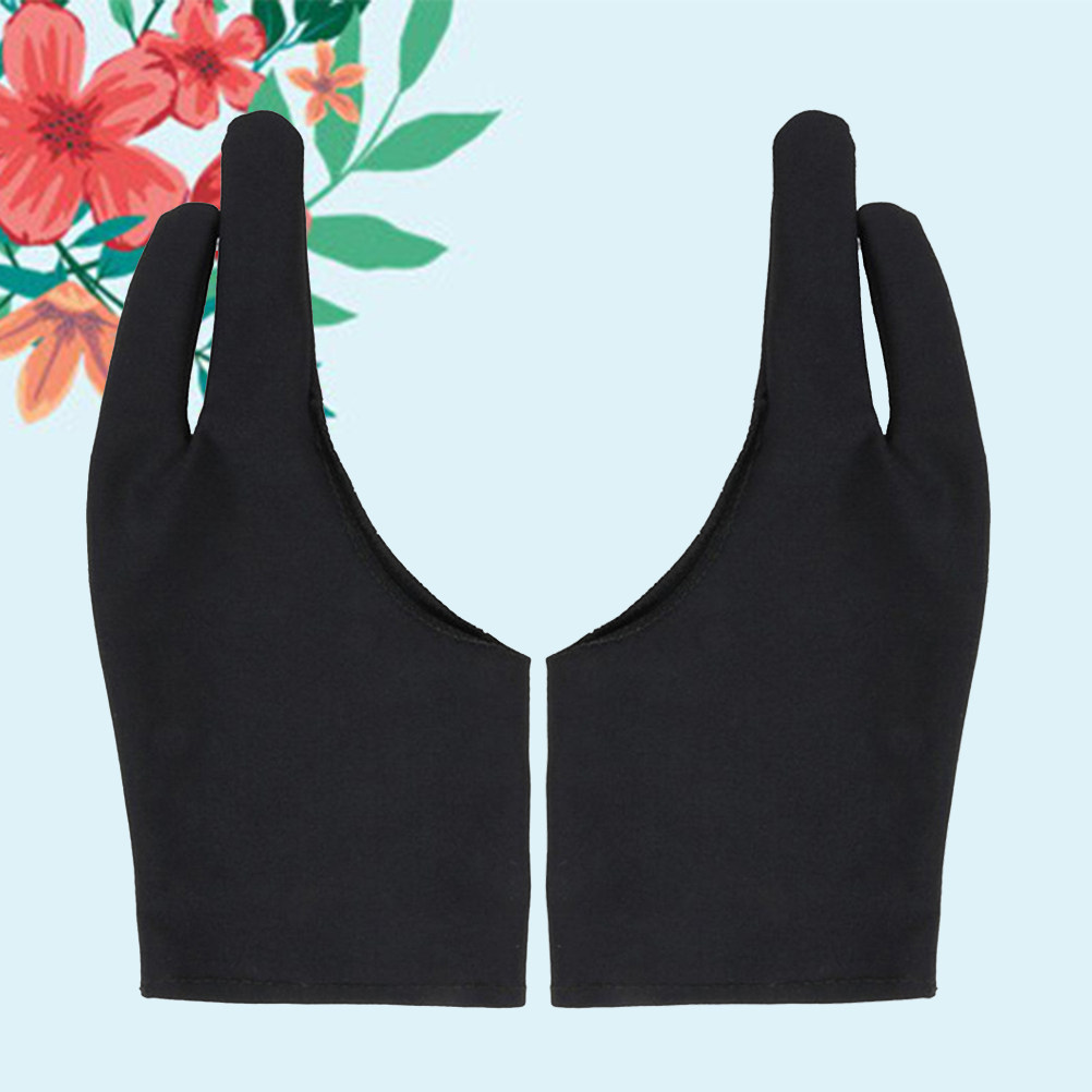 Drawing Glove Artist - 4 Pasang Sarung Tangan Anti-Selip untuk
