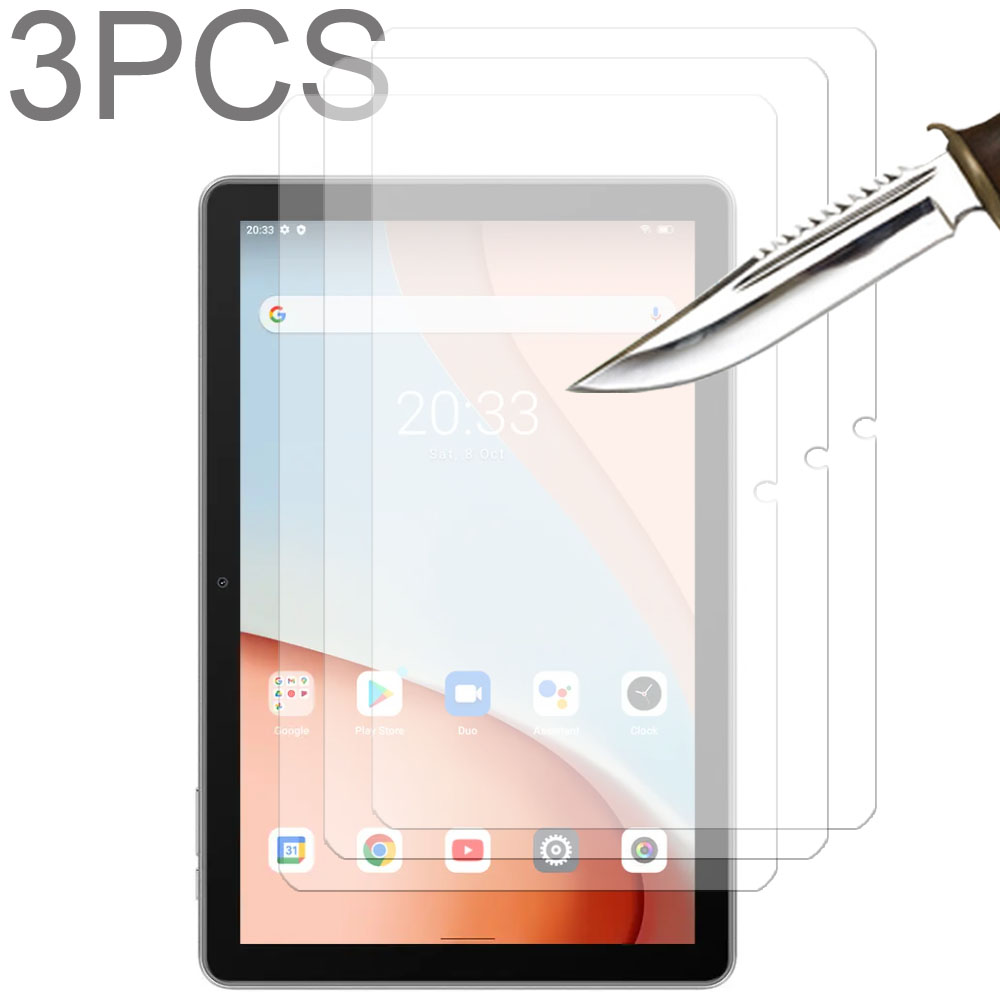 Blackview Tablet Accessories - 3 buah pelindung layar kaca Tempered
