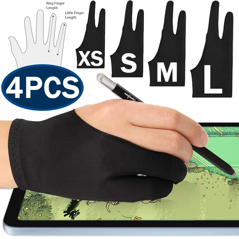 Drawing Glove Artist - Sarung Tangan Anti-Sentuh Dua Jari untuk