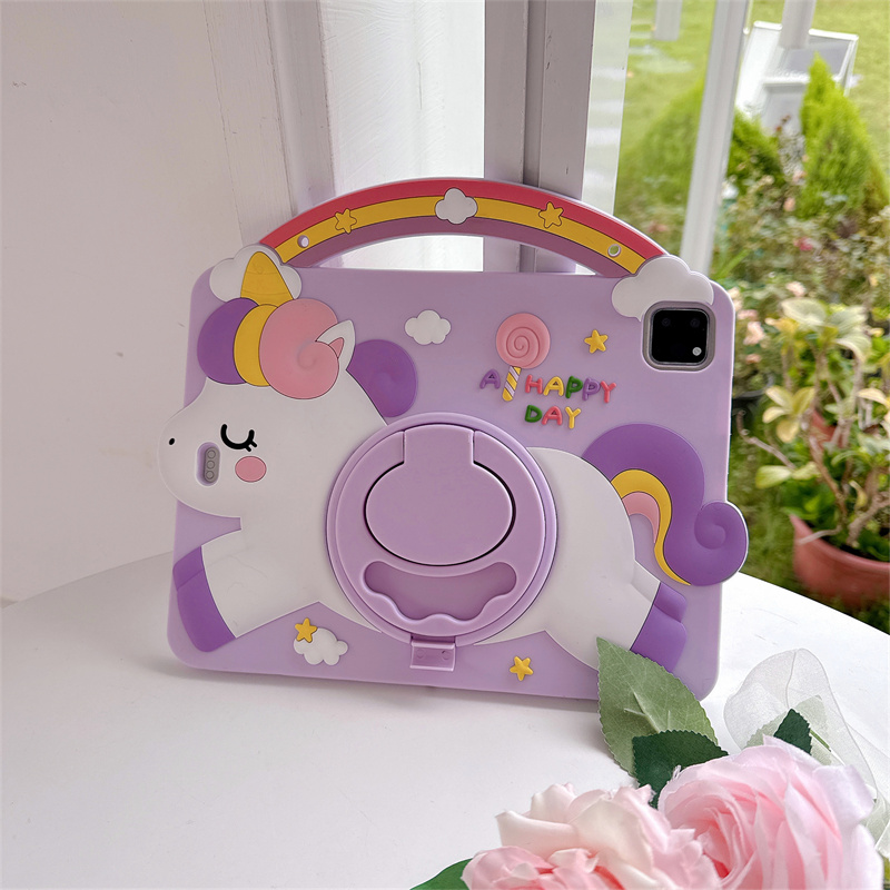 Remarkable Tablet Accessories - Casing Tablet Anak-anak Unicorn Kartun untuk