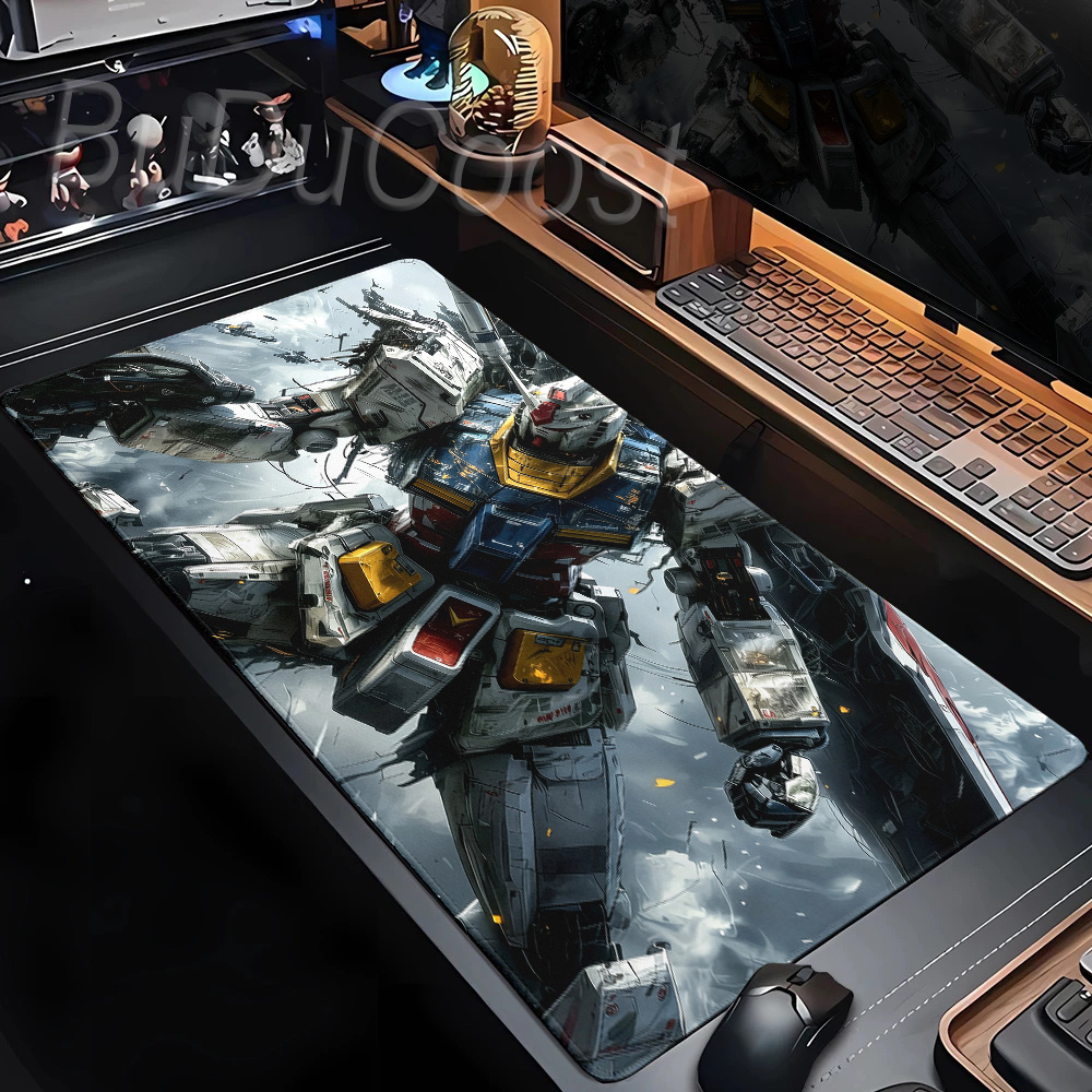 Graphic Tablet Accessories - XXL Anti-slip Gundam Gamer Mouse Pad