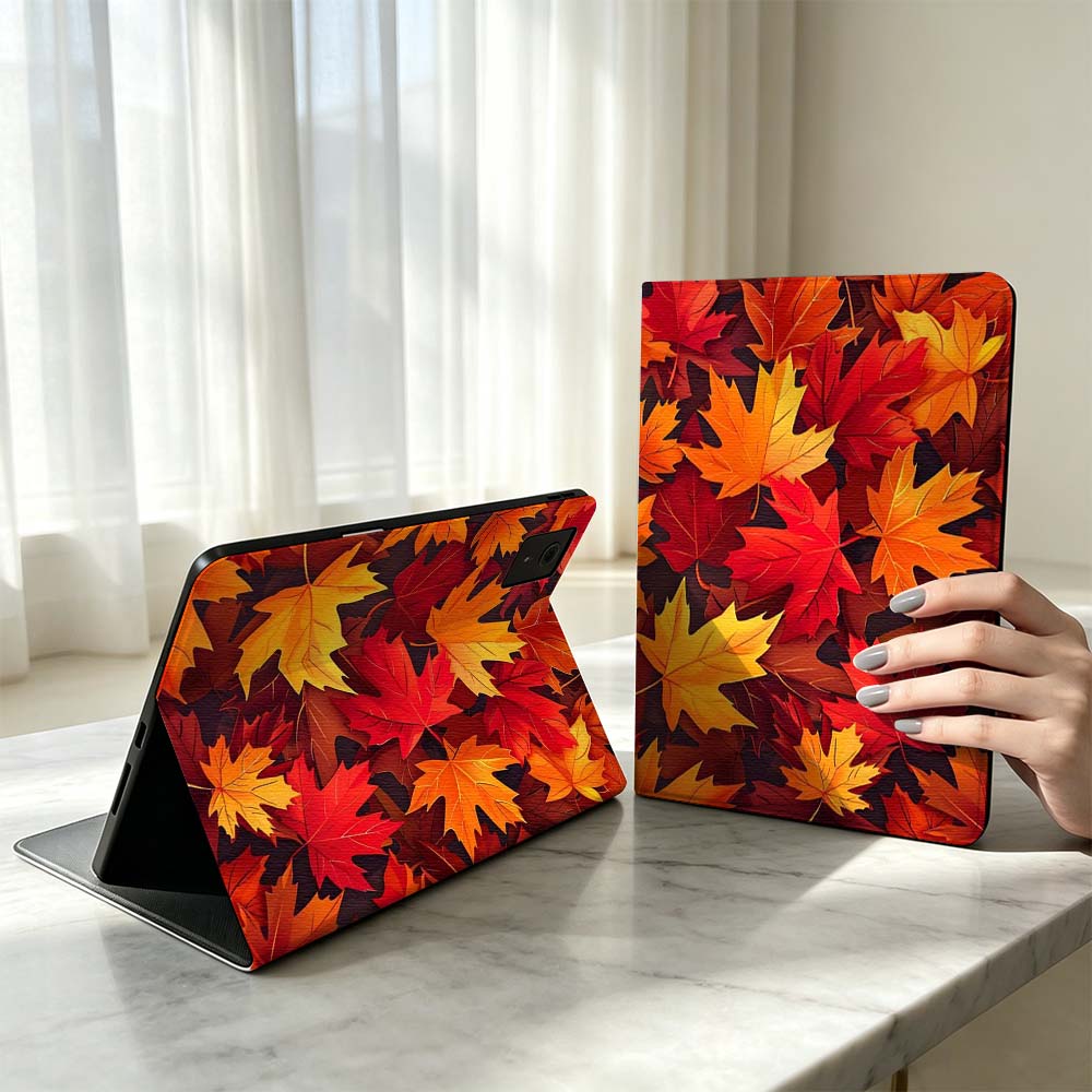 Poco Tablet Accessories - Pola Daun Maple Musim Gugur Modis