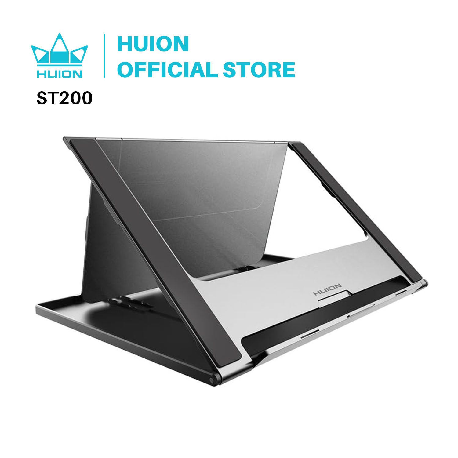 Tablet Stand Adjustable - Huion ST-200 Braket Lipat Logam Dudukan