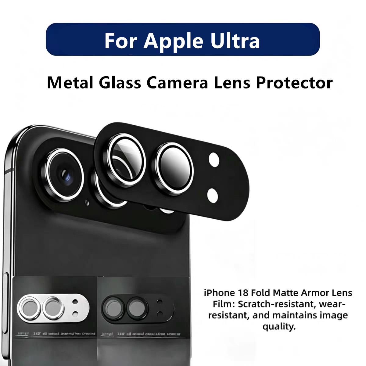 Screen Protector Matte - Pelindung Bezel Kamera Logam Aluminium Matte