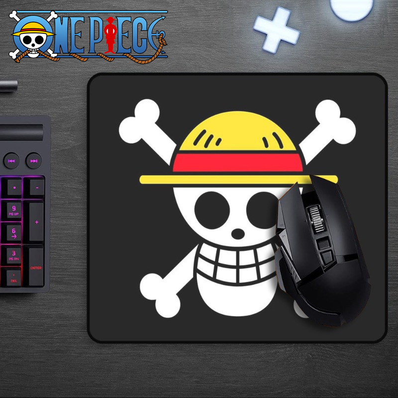 Laptop Tablet Accessories - Alas Mouse Kartun One Piece Luffy