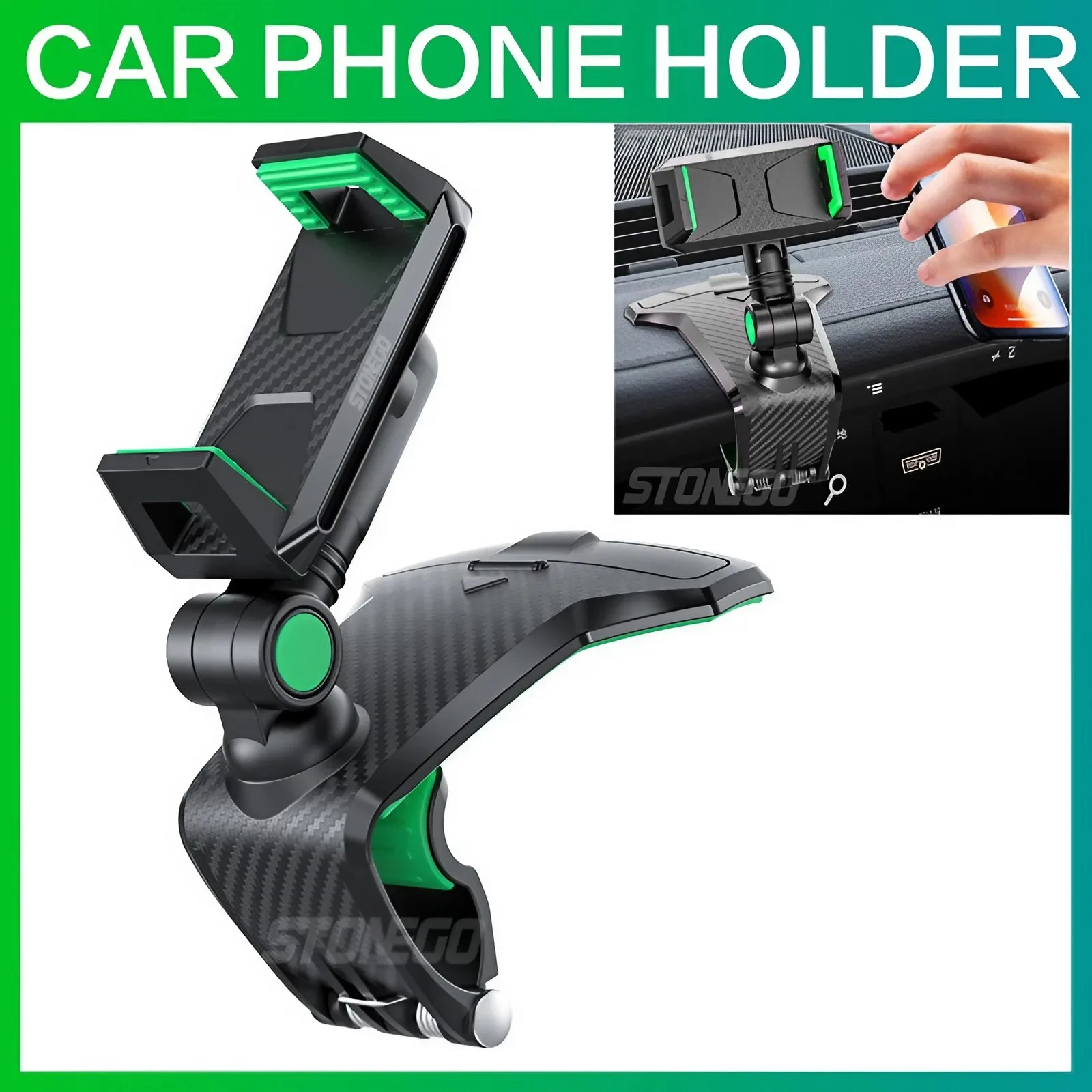Tablet Car Mount - Dudukan ponsel dasbor mobil Universal, dudukan