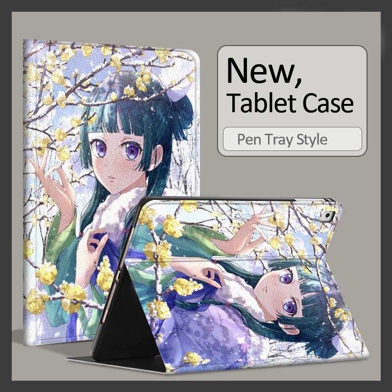 Poco Tablet Accessories - Casing Tablet Anime Ungu Maomao Fashion
