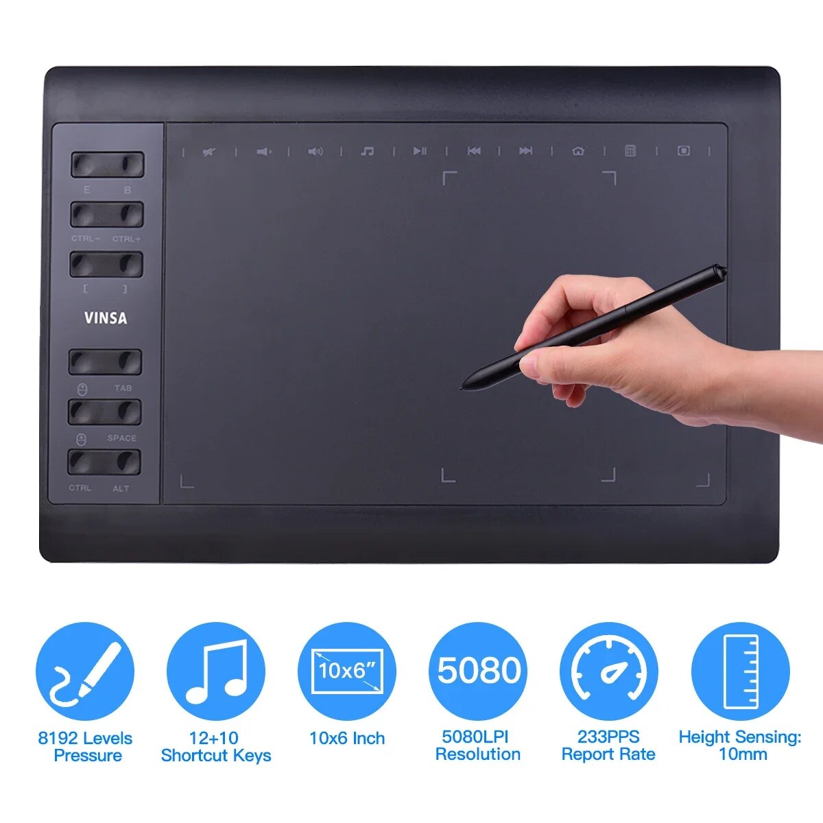 Graphic Tablet Accessories - Tablet menggambar grafis profesional, Tablet menggambar