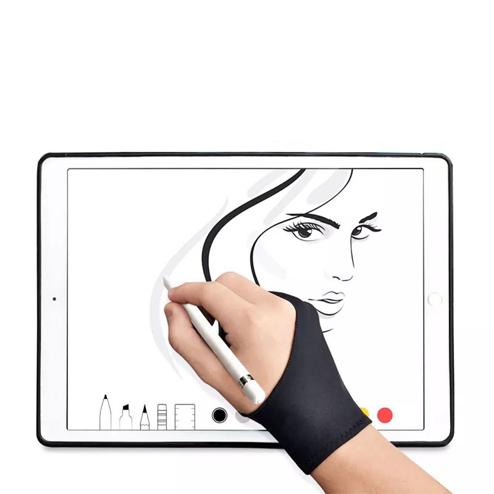 4 Pasang Sarung Tangan Anti-Se - Drawing Glove Artist ulasan dan harga