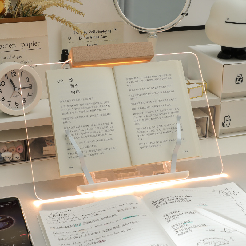 Stands Baca Akrilik Transparan - Tablet Stand Adjustable ulasan dan harga