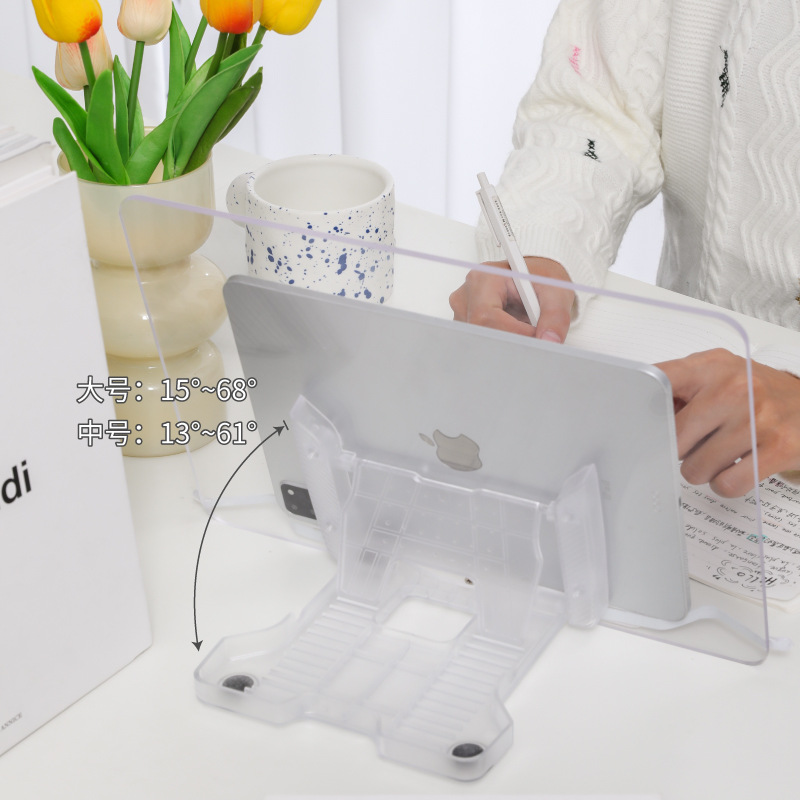 Stands Baca Akrilik Transparan - Tablet Stand Adjustable ulasan dan harga