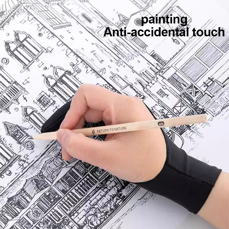 Sarung Tangan Gambar Dua Jari  - Drawing Glove Artist ulasan dan harga