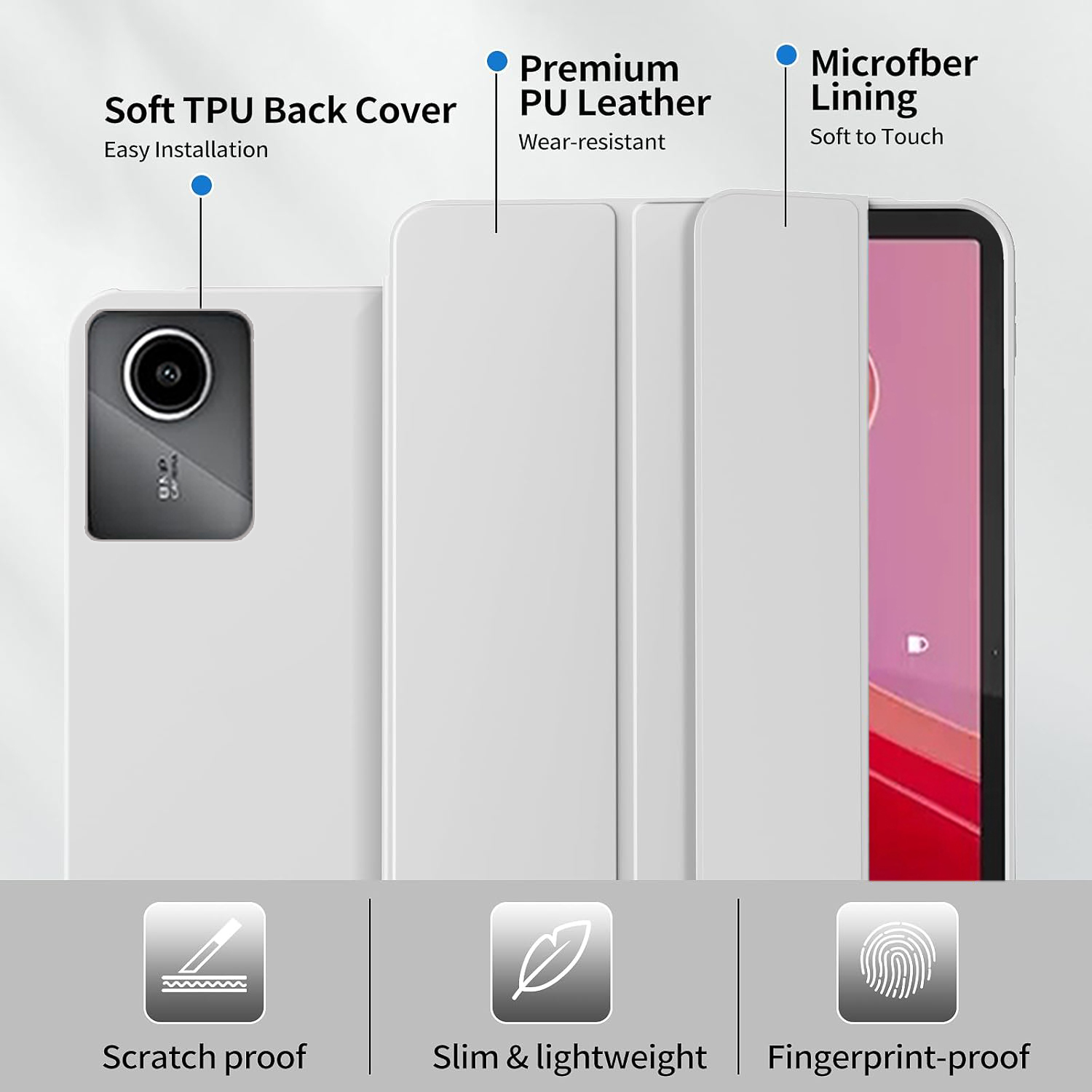 Casing Lipat Tiga Untuk Lenovo - Lenovo Tablet M11 Accessories ulasan dan harga