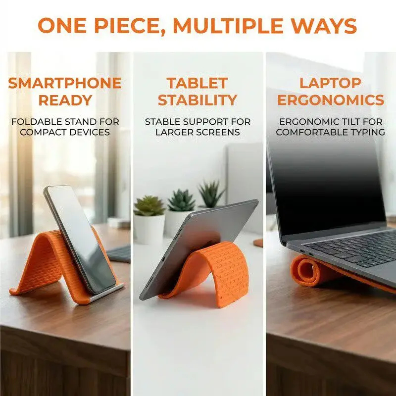 Penyangga Ponsel Lipat Silikon - Laptop Tablet Accessories ulasan dan harga