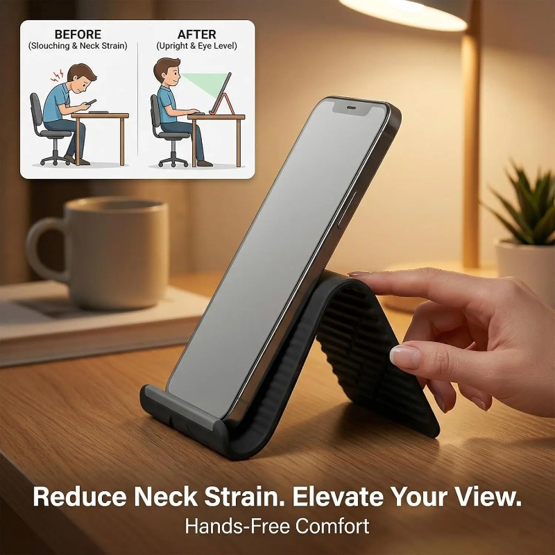 Penyangga Ponsel Silikon Lipat - Useful Tablet Accessories ulasan dan harga