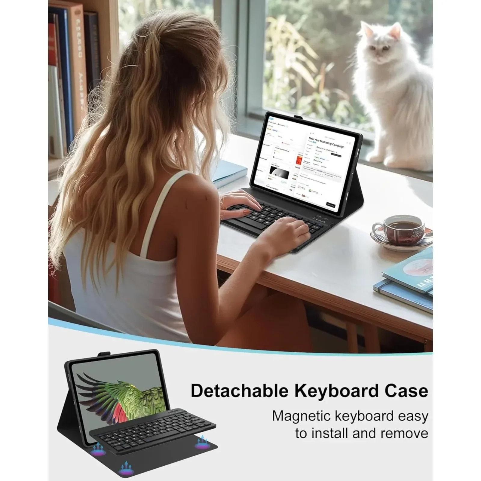 Casing Keyboard untuk Samsung  - Tablet Keyboard Case ulasan dan harga