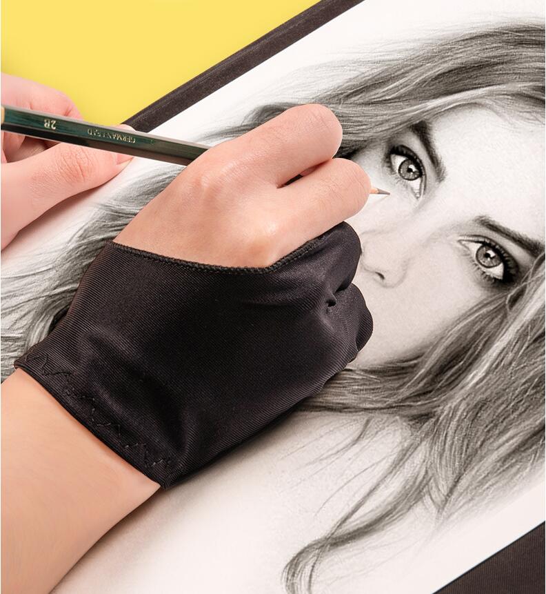 Sarung Tangan Anti-sentuh Dua  - Drawing Glove Artist ulasan dan harga