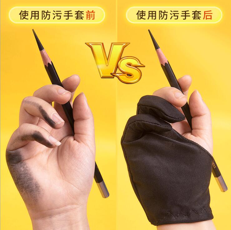 Sarung Tangan Anti-sentuh Dua  - Drawing Glove Artist ulasan dan harga