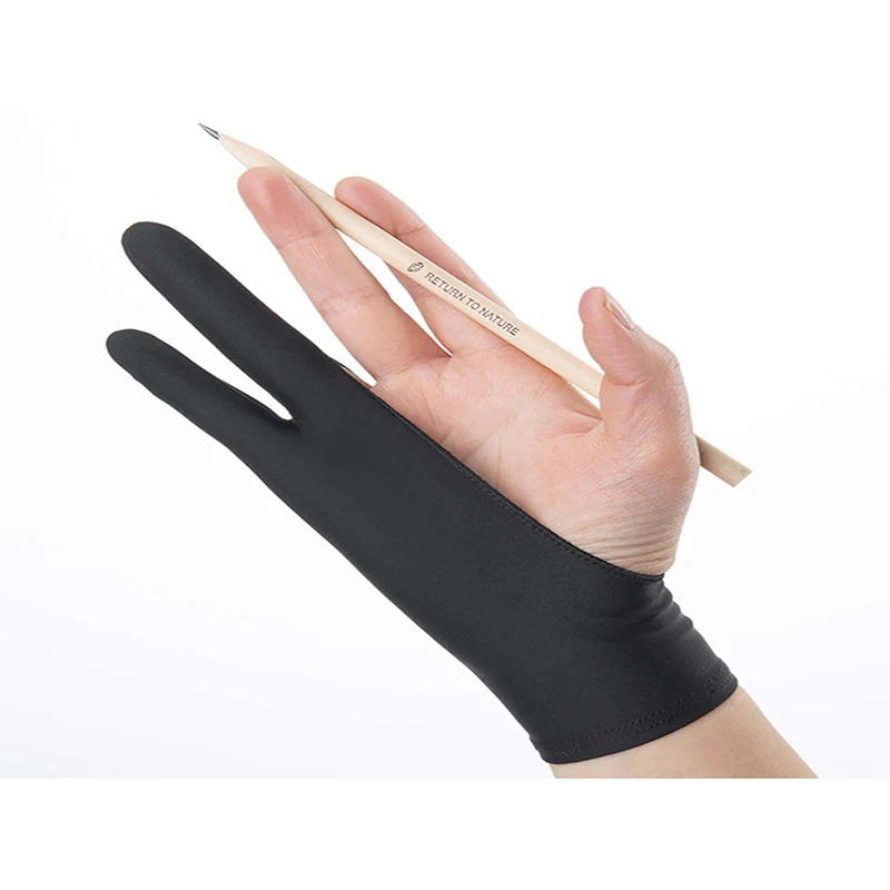1/2 lapisan Seni 2 jari anti-k - Drawing Glove Artist ulasan dan harga