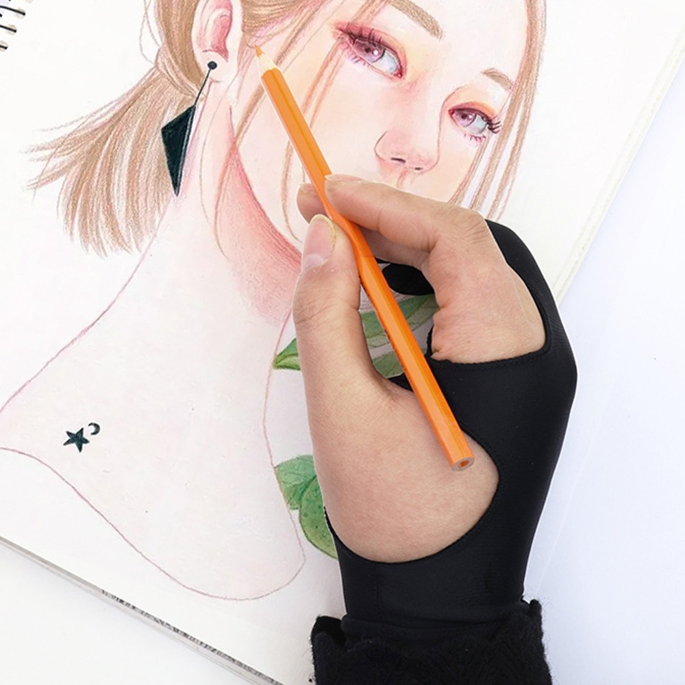 2 buah Sarung Tangan Menggamba - Drawing Glove Artist ulasan dan harga