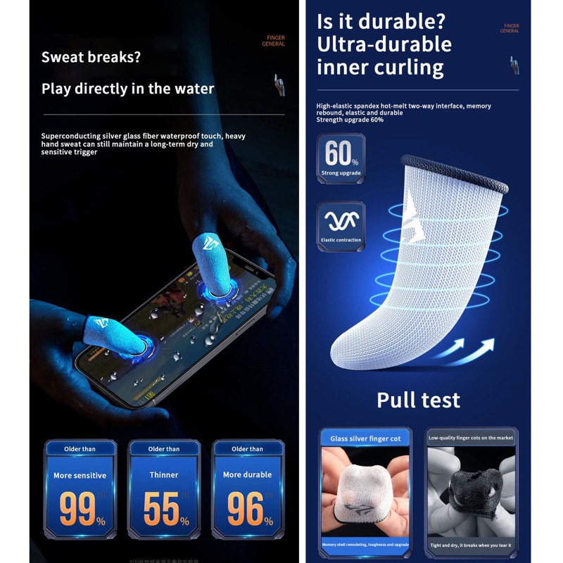 1 pasang sarung jari Gamer ant - Graphic Tablet Accessories ulasan dan harga