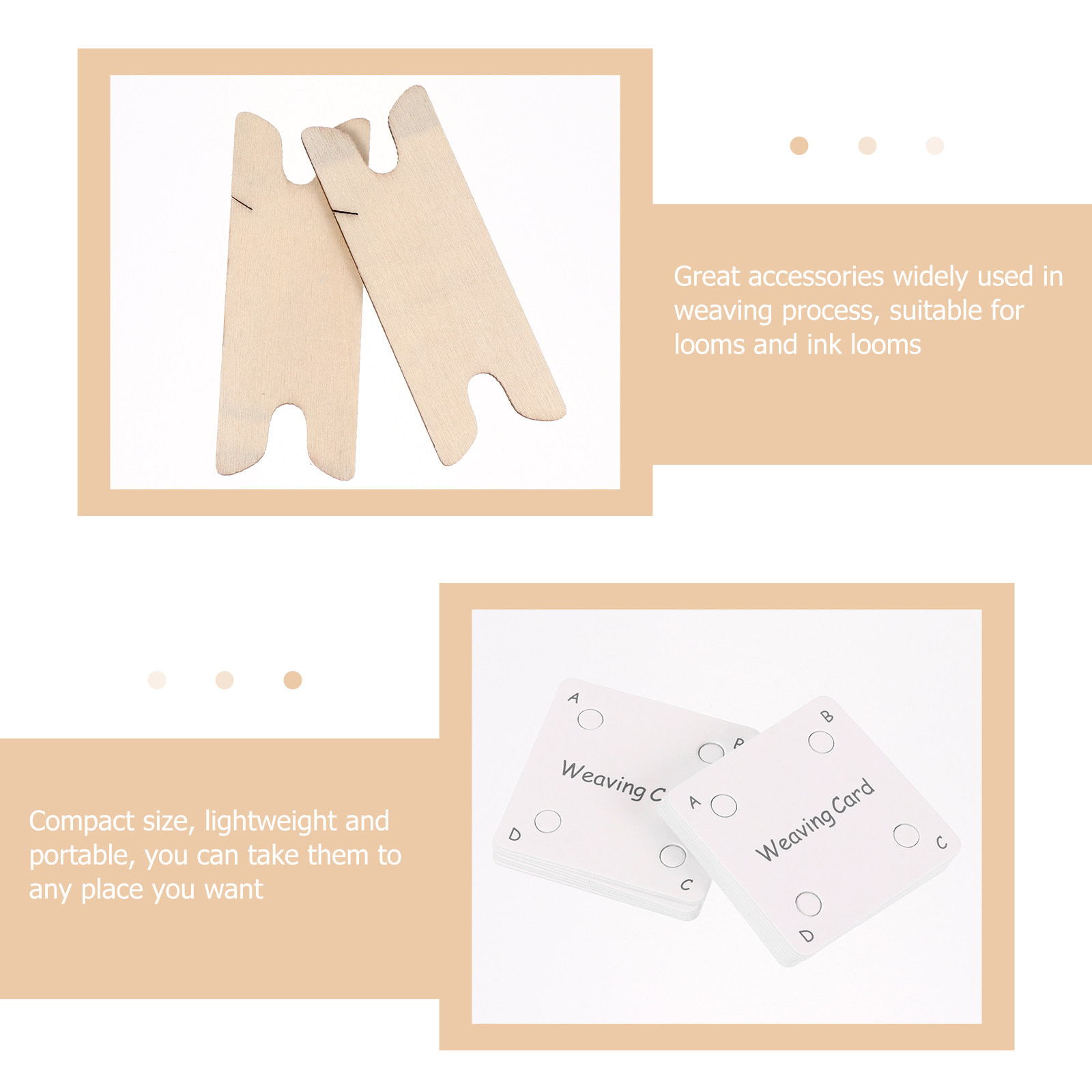 Set Kartu Anyaman Kertas DIY d - Tablet Weaving Accessories ulasan dan harga