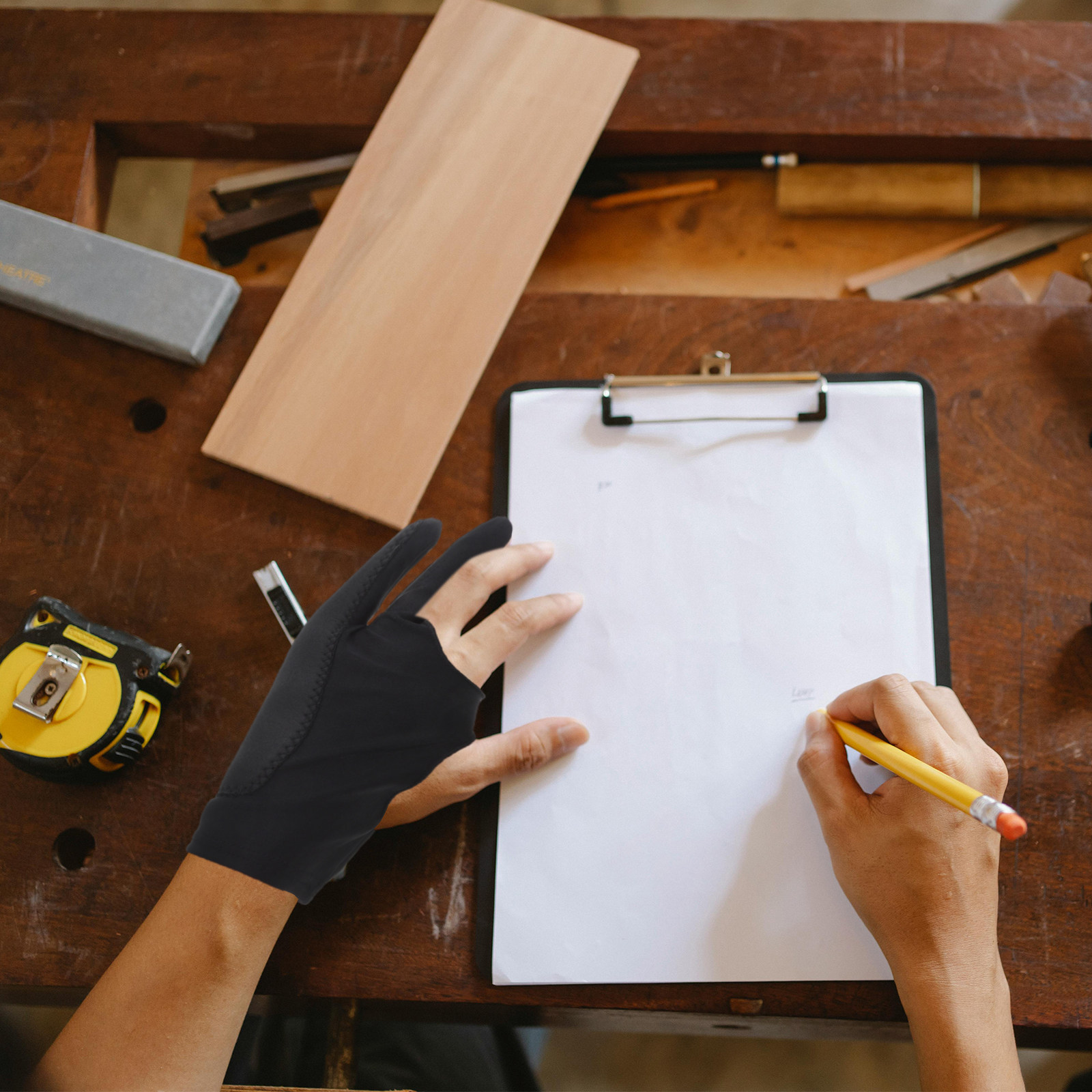 1 Pasang Sarung Tangan Menggam - Drawing Glove Artist ulasan dan harga