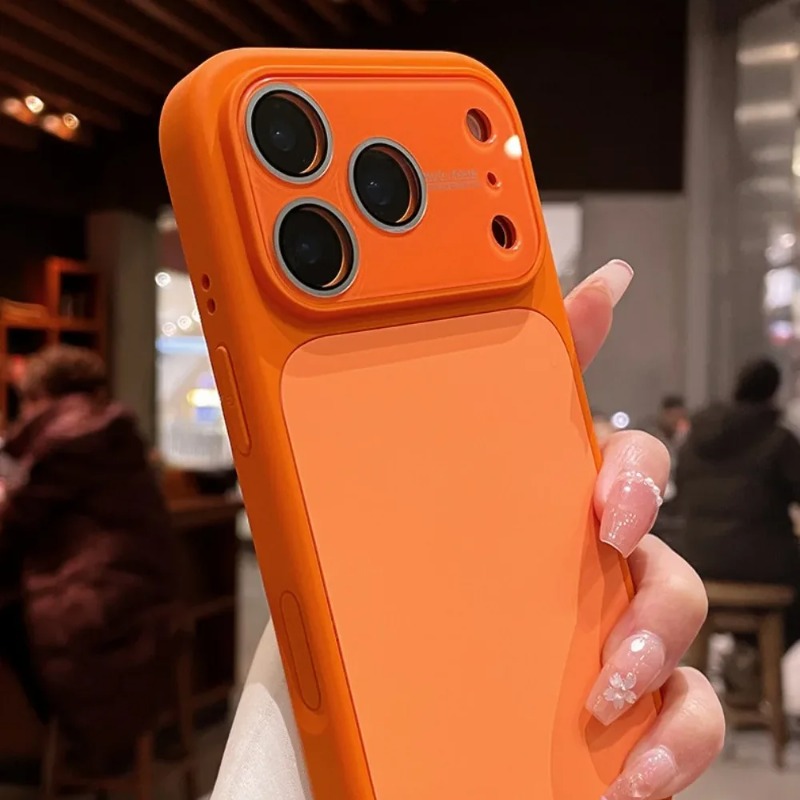 Casing Silikon Cair Warna Soli - Screen Protector Matte ulasan dan harga