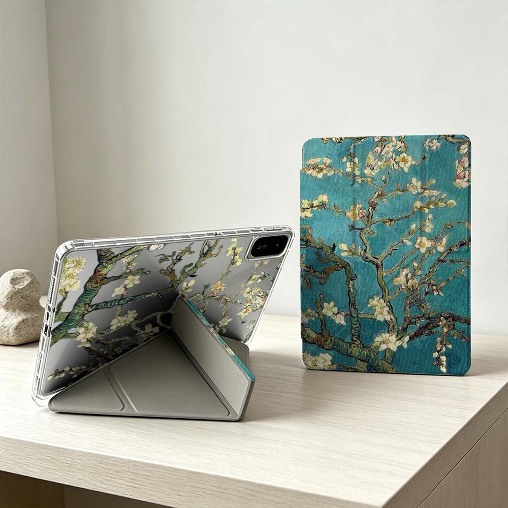 Pola Bunga Aprikot Seni untuk  - Poco Tablet Accessories ulasan dan harga