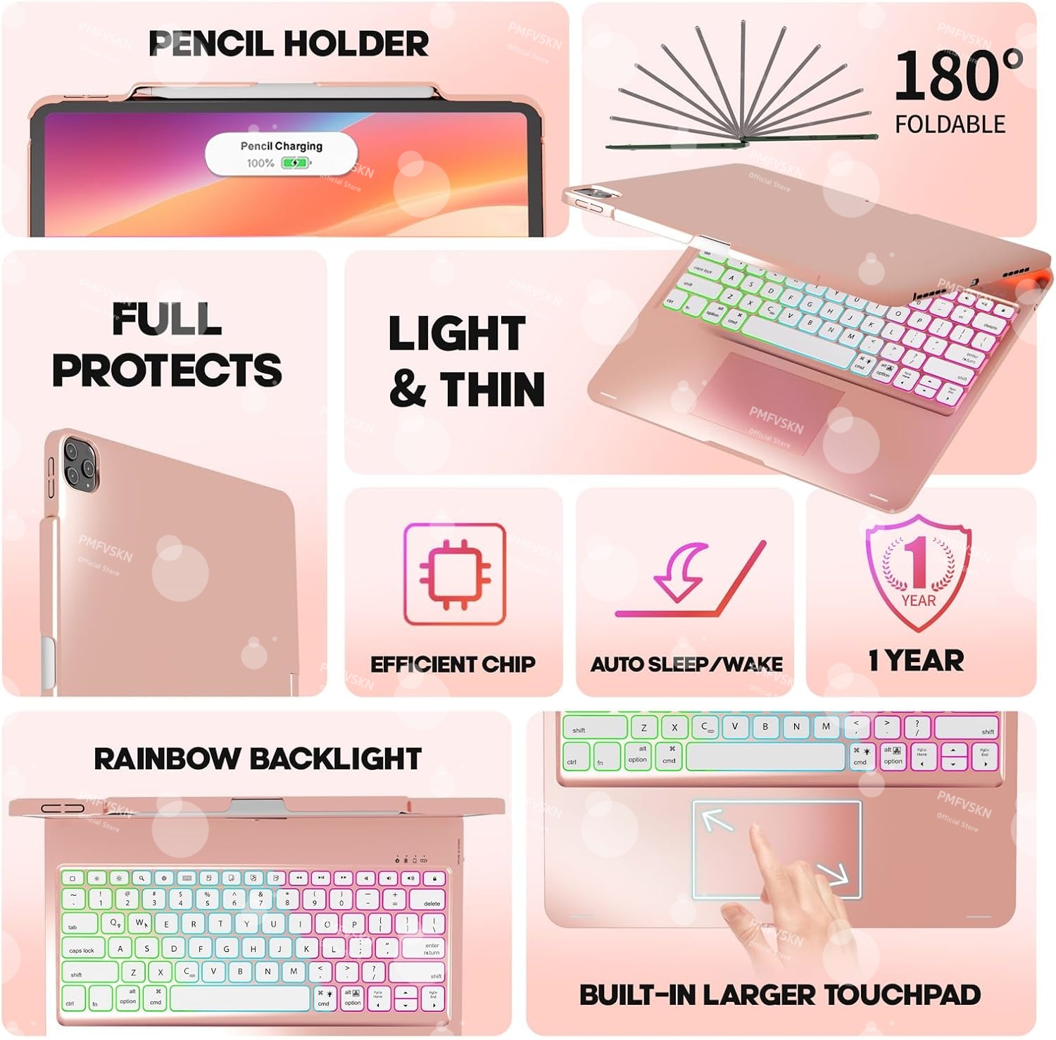 360 °   Casing Keyboard Ajaib  - Tablet Keyboard Case ulasan dan harga