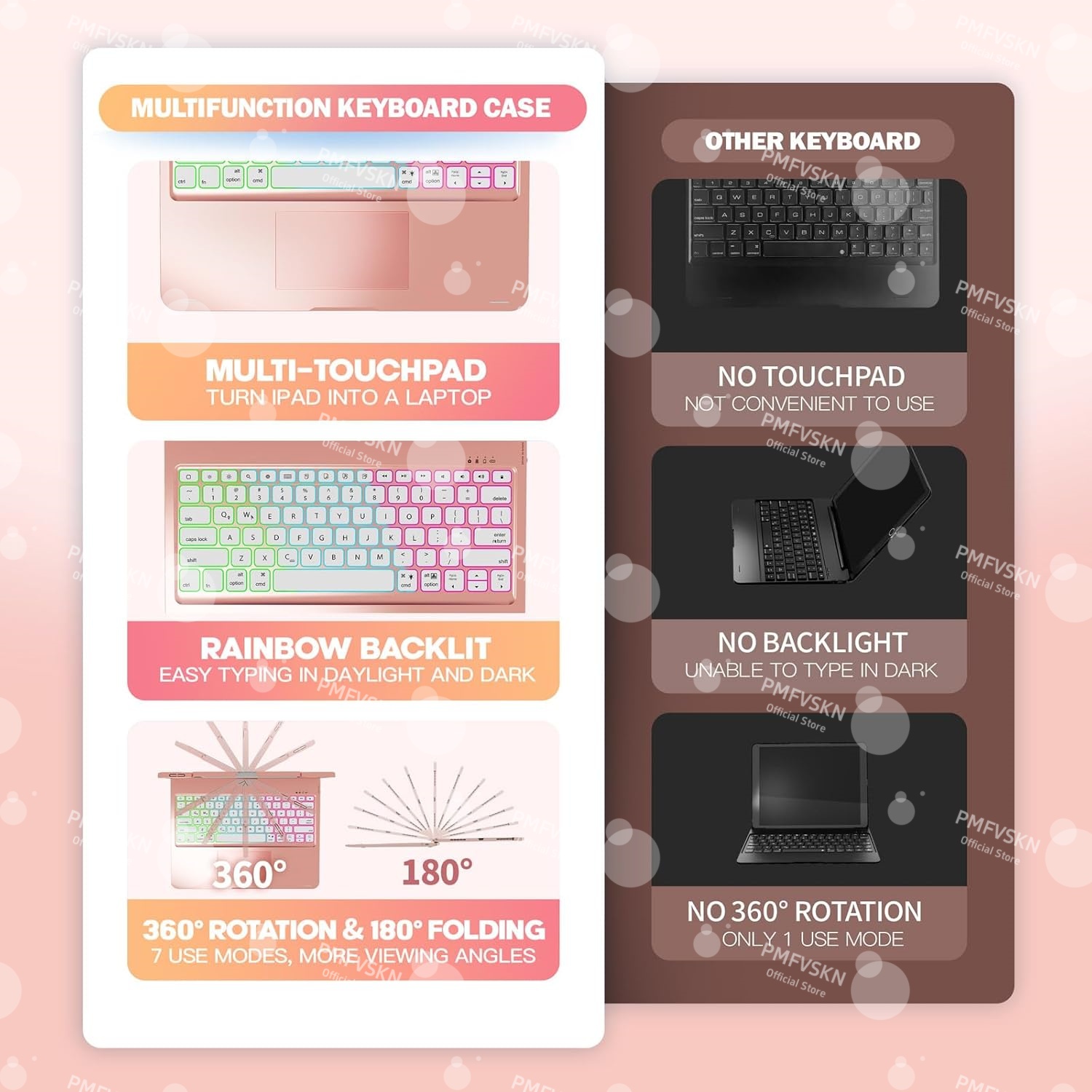 360 °   Casing Keyboard Ajaib  - Tablet Keyboard Case ulasan dan harga