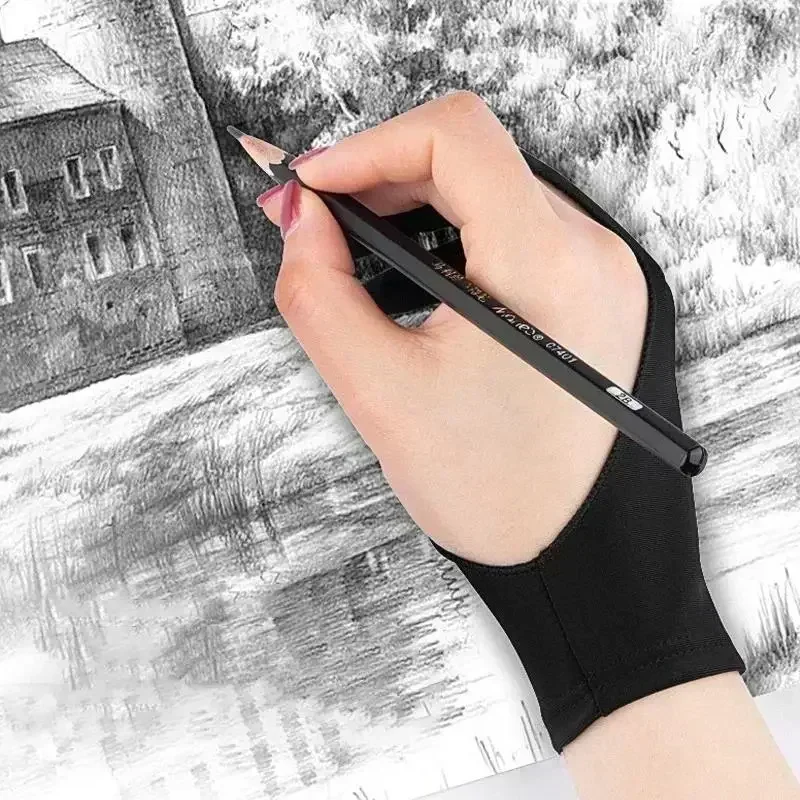 Sarung Tangan Anti-Sentuh Dua  - Drawing Glove Artist ulasan dan harga