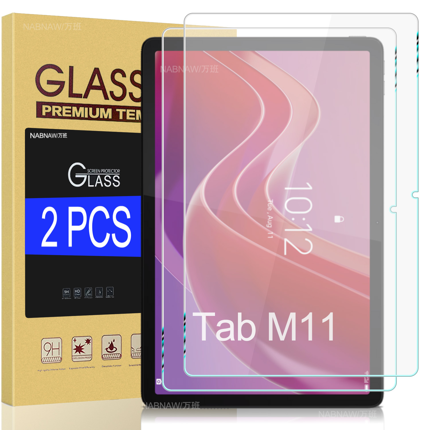 2 buah pelapis pelindung layar - Lenovo Tablet M11 Accessories ulasan dan harga