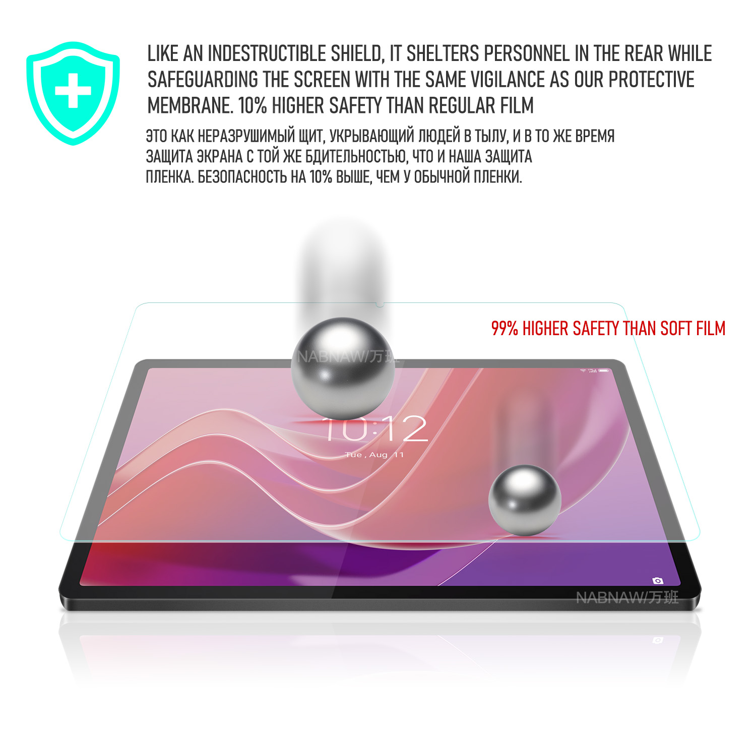 2 buah pelapis pelindung layar - Lenovo Tablet M11 Accessories ulasan dan harga
